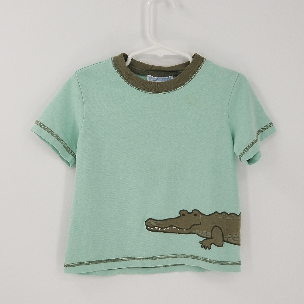 Janie and Jack Boy's Alligator Tee Shirt 2T
